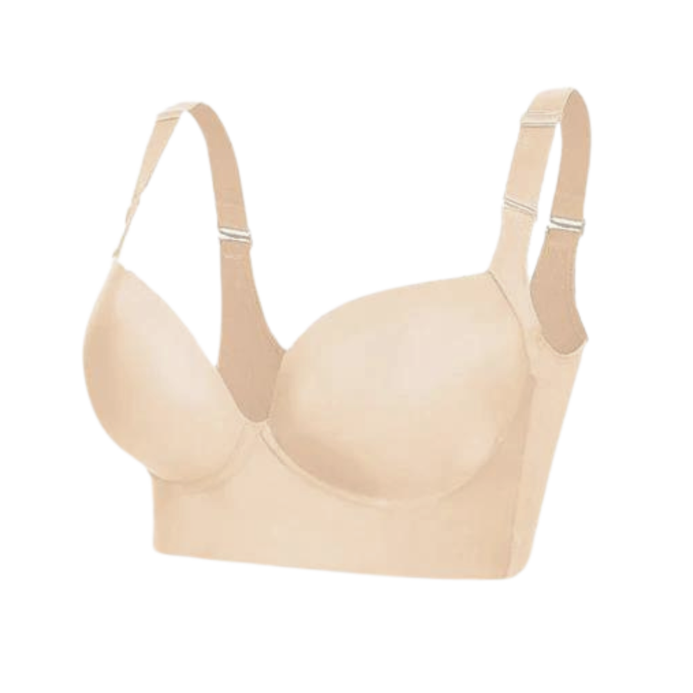 Soutien-gorge Push-Up à grandes ailes intégrées

 -Beige/S - Ozerty