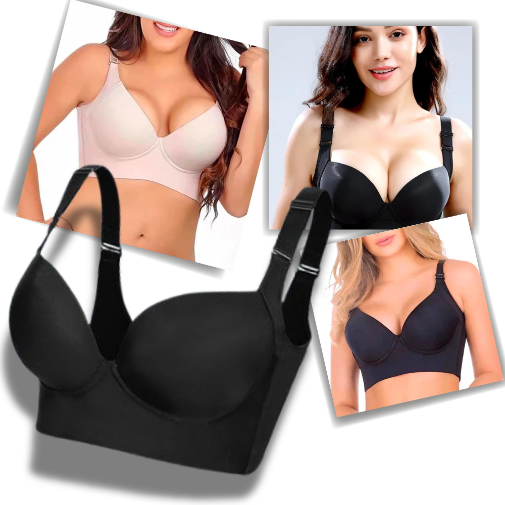 Soutien-gorge Push-Up à grandes ailes intégrées

 - Ozerty