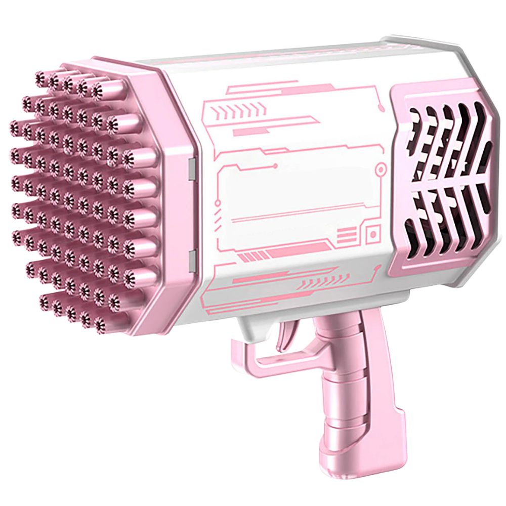 Souffleur de bulles Bazooka 69 trous -Rose/   - Ozerty