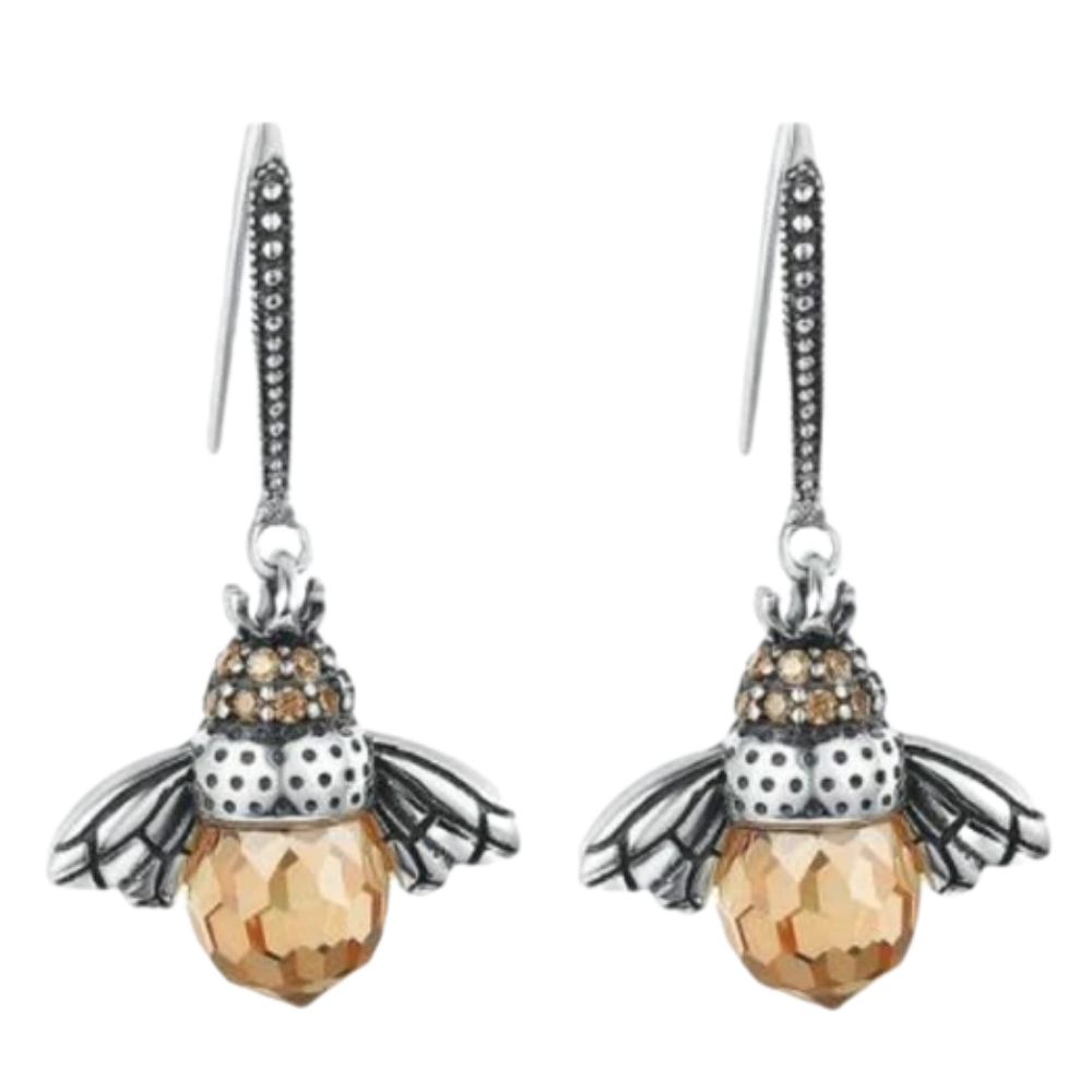 Boucles d'oreilles en forme d'abeille