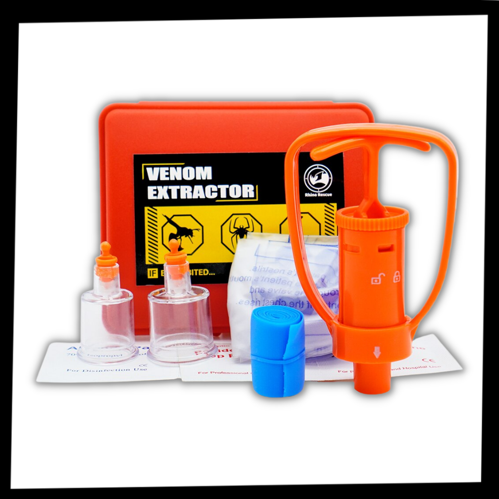 Kit d'extraction d'urgence de venin - Ozerty