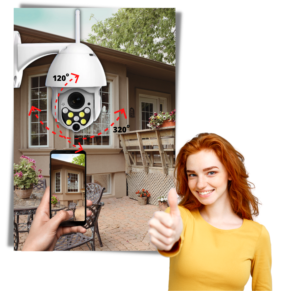 Caméra de surveillance Wifi - Ozerty