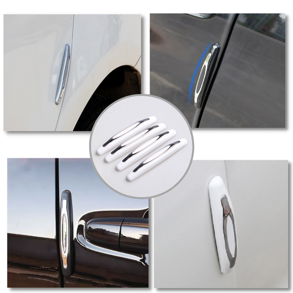 Pack de 4 bandes de protection pour portières de voiture - Ozerty