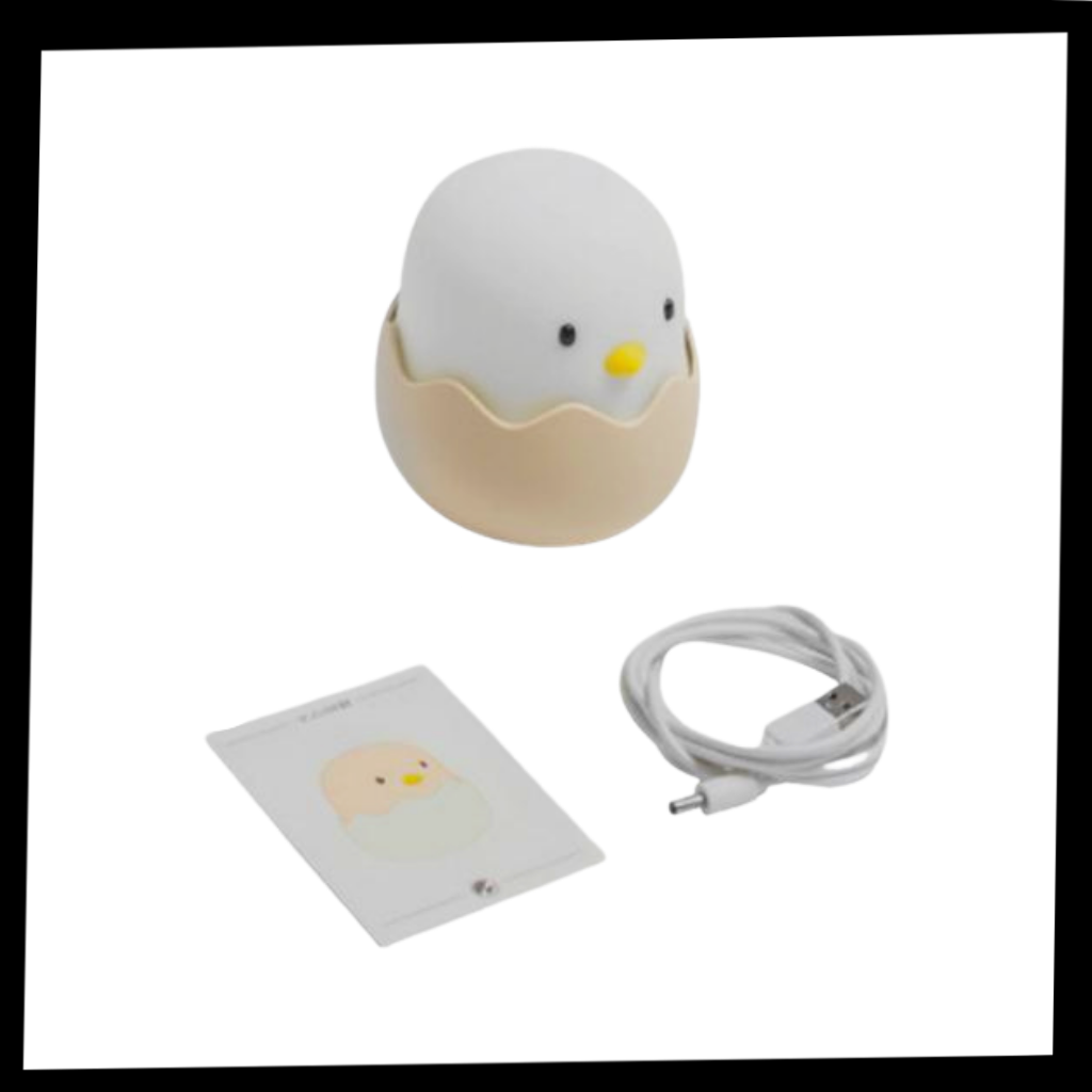 Lampe de nuit en forme de poussin  - Ozerty