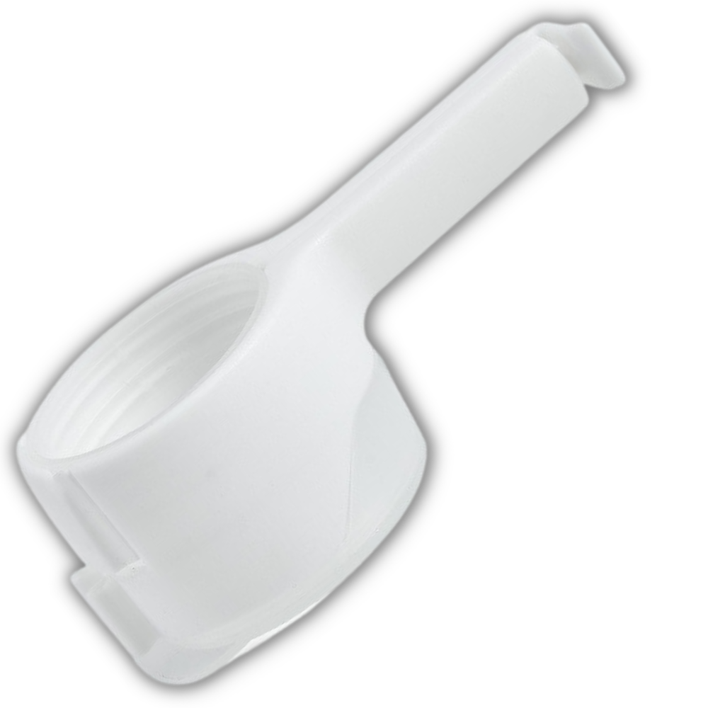 Clip pour sac alimentaire avec couvercle (2-pack) -Blanc/   - Ozerty