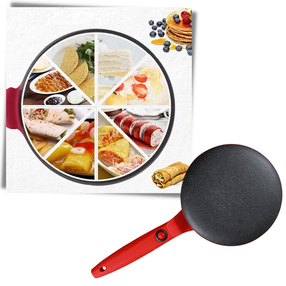 Crêpière électrique antiadhésive - Ozerty