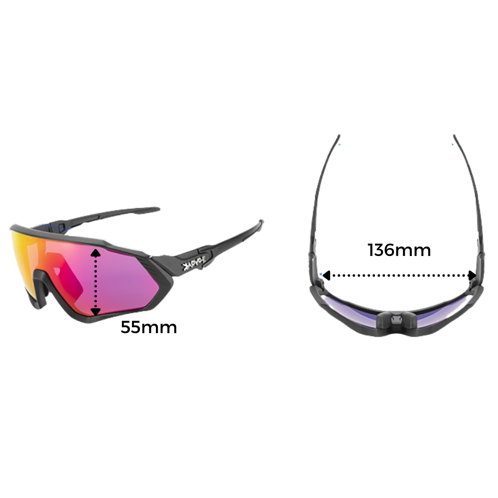 Lunettes de soleil polarisées pour le cyclisme - Ozerty