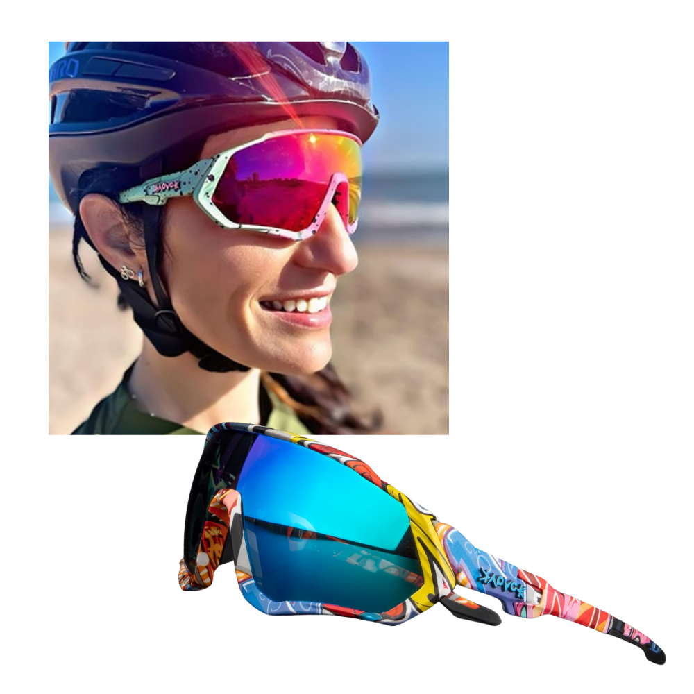 Lunettes de soleil polarisées pour le cyclisme - Ozerty