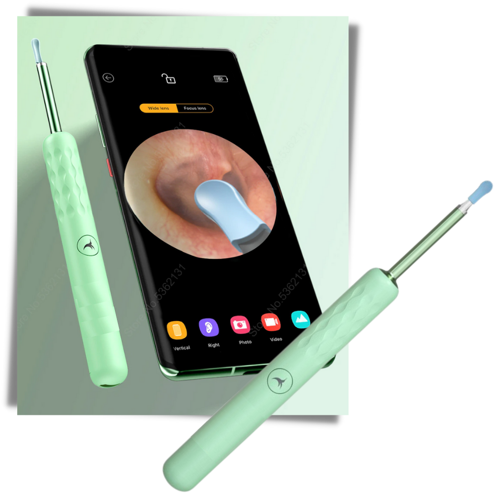 Bâtonnet intelligent pour le nettoyage des oreilles  - Ozerty