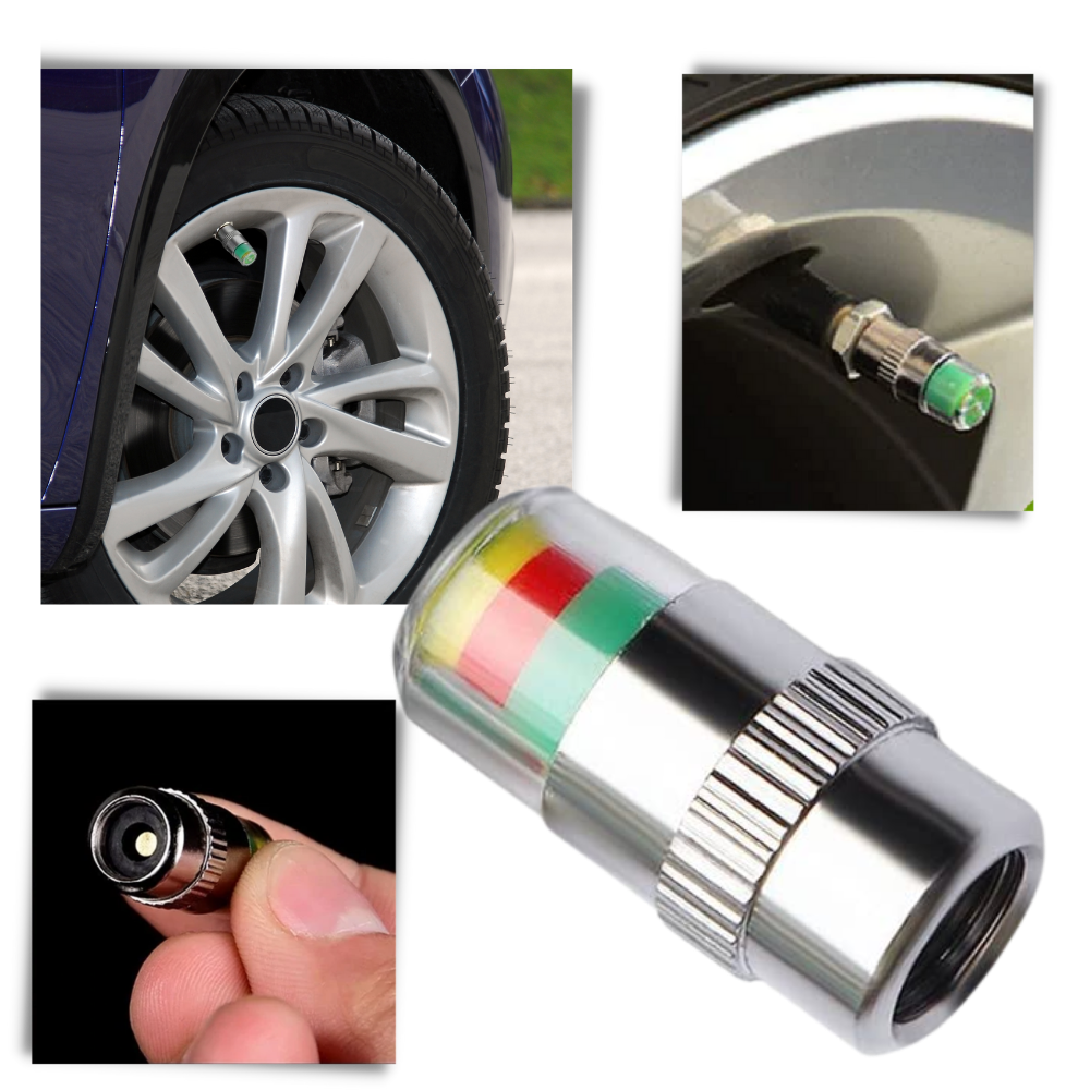 Lot de 4 capteurs de pression des pneus de voiture