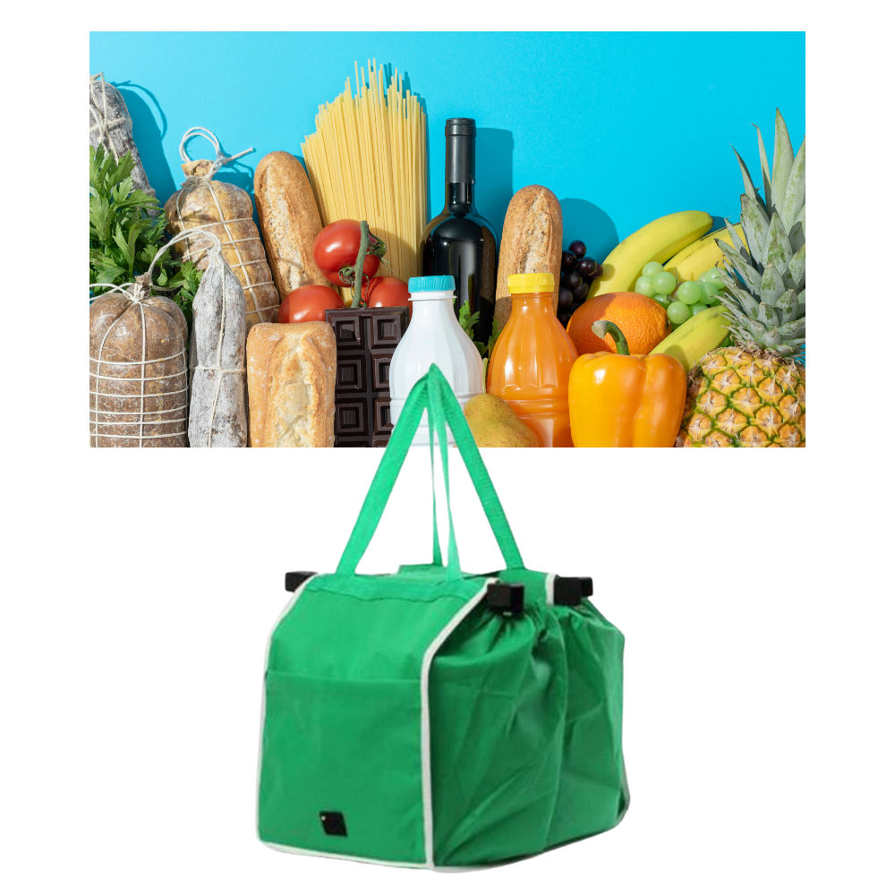 Sac à provisions réutilisable pour chariot - Ozerty