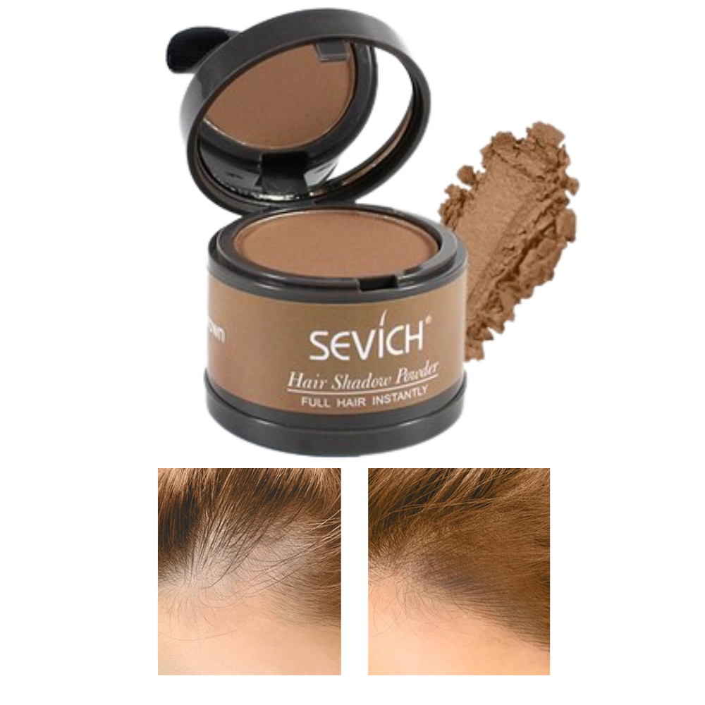 Poudre dissimulatrice de ligne de cheveux -Brun clair/   - Ozerty