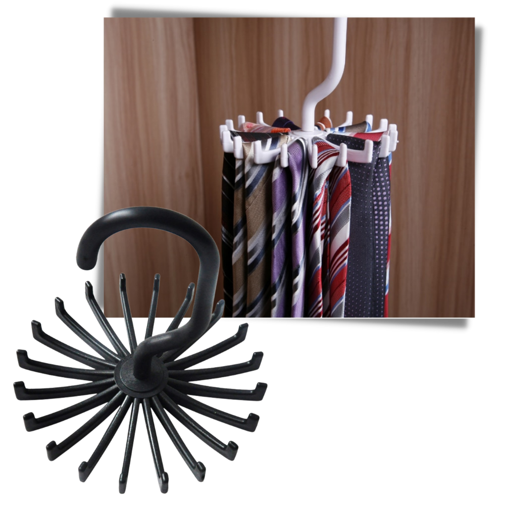 Porte-cravate rotatif à 360 degrés - Ozerty
