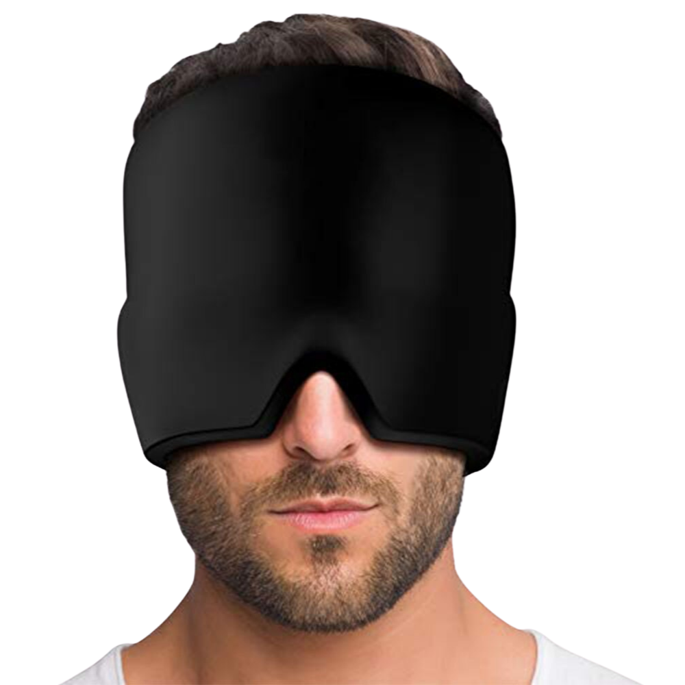 Bonnet anti migraine à thérapie chaud-froid -Noir/   - Ozerty