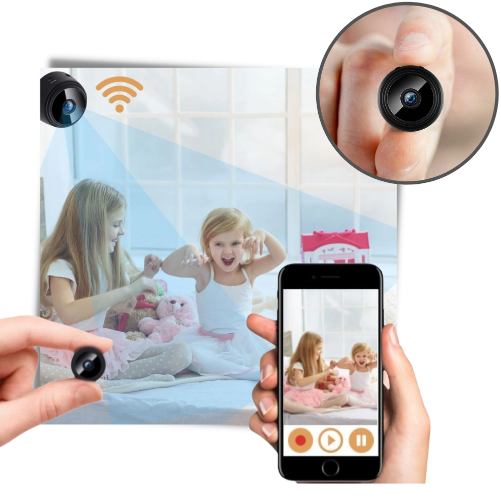 Mini caméra de surveillance sans fil - Ozerty