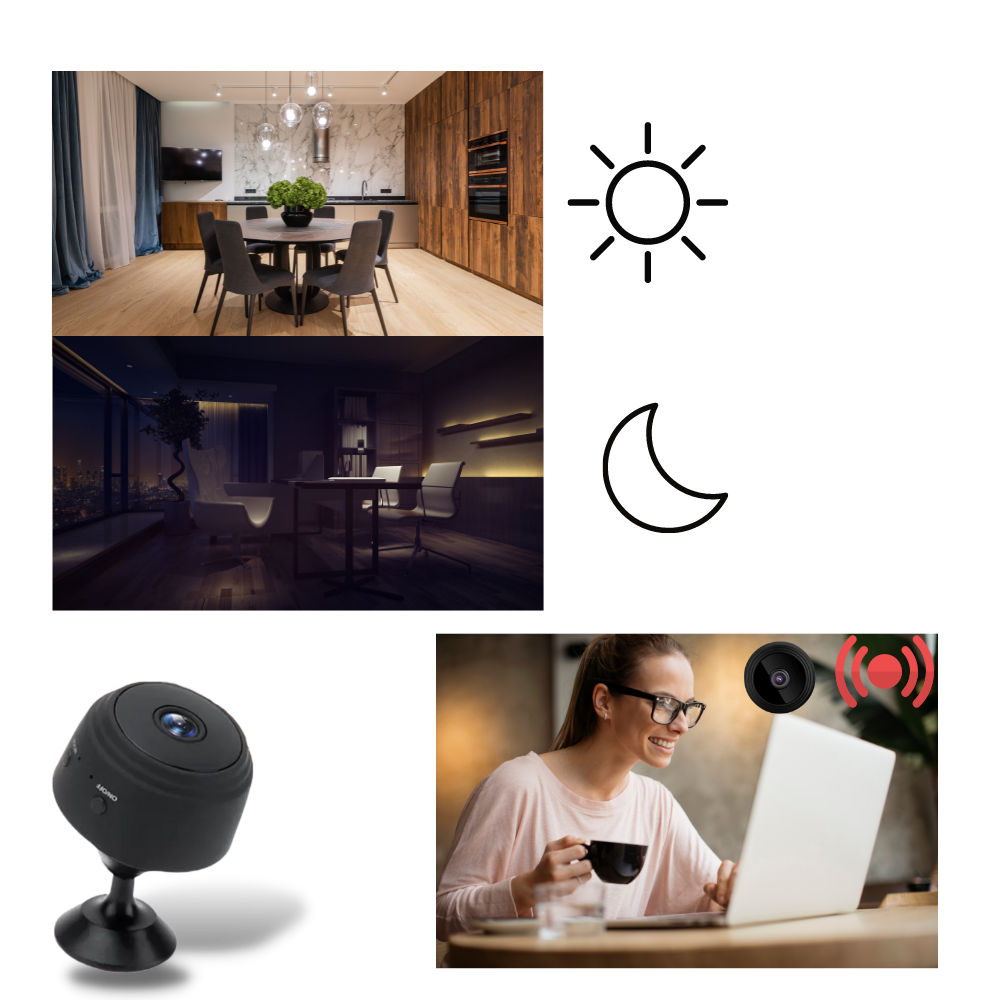 Mini caméra de surveillance sans fil - Ozerty