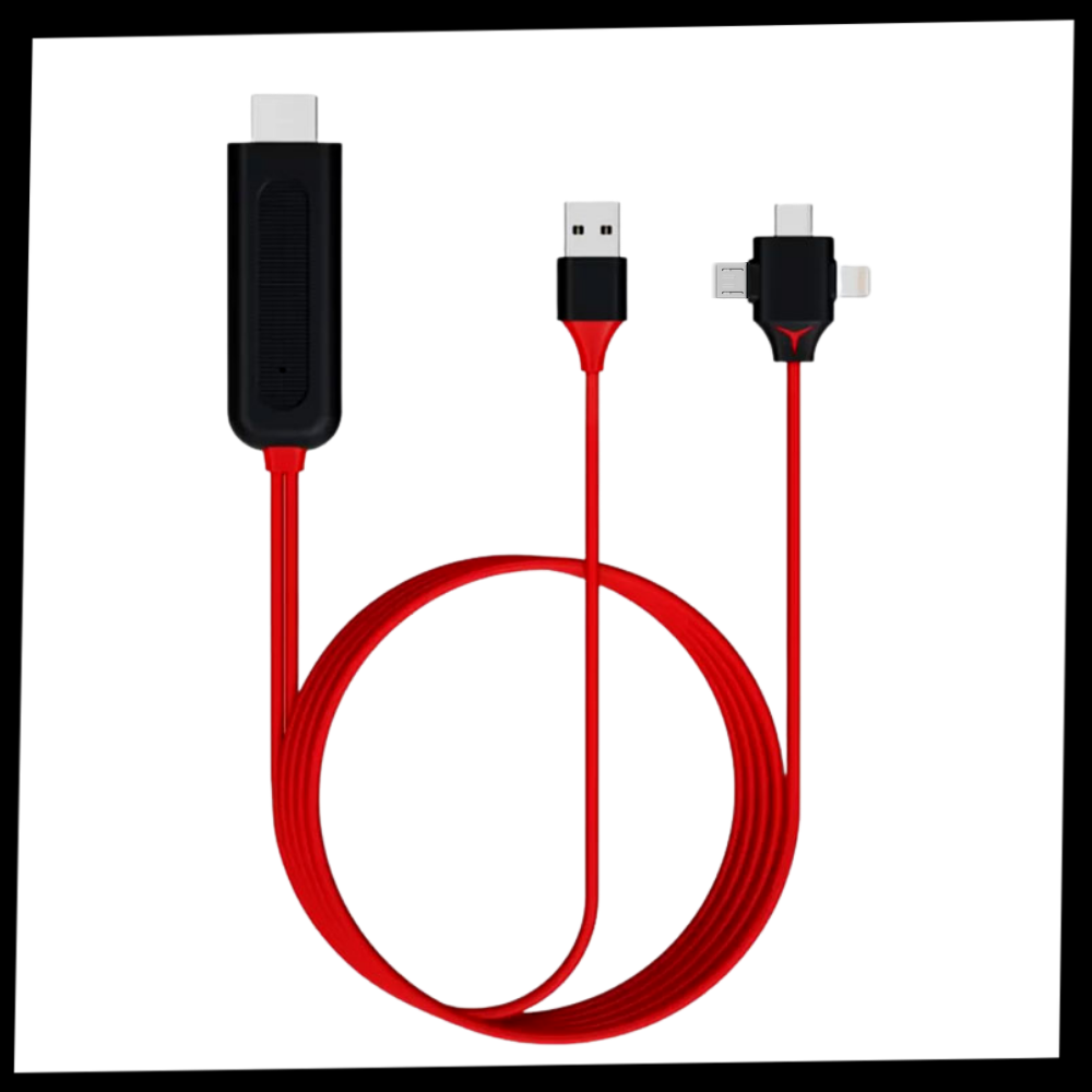 Câble adaptateur HDMI pour téléphones et tablettes - Ozerty