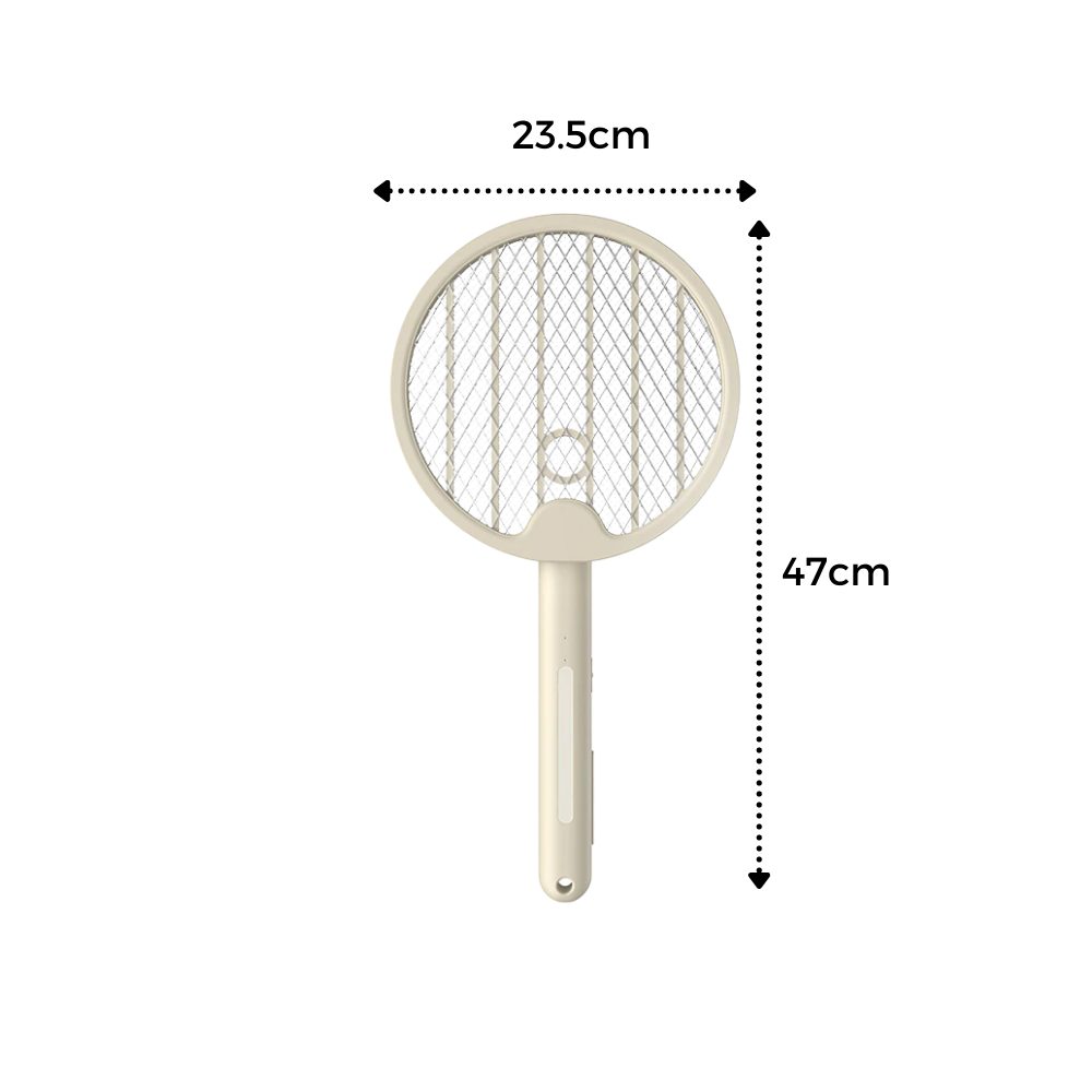 Raquette anti-moustique pliable 2-en-1 - Ozerty