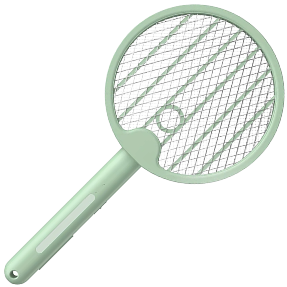 Raquette anti-moustique pliable 2-en-1 -Vert/   - Ozerty