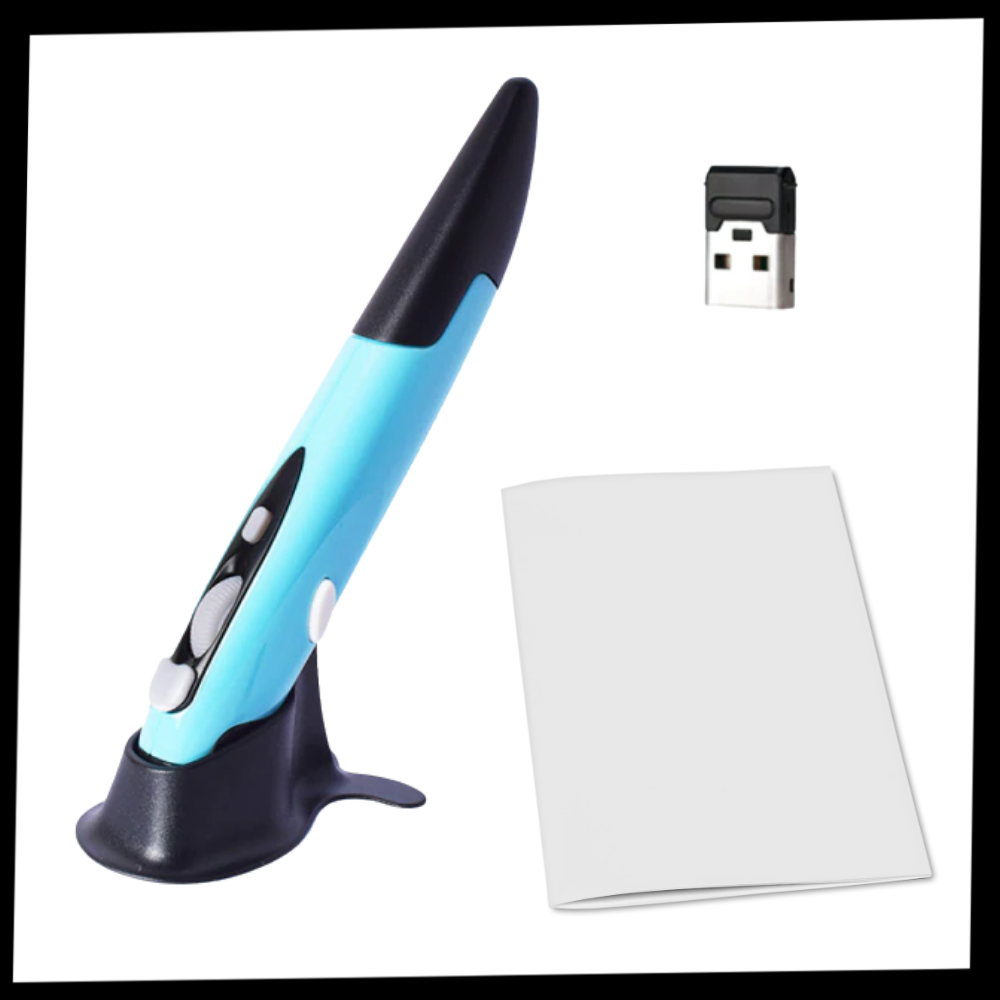 Souris sans fil en forme de stylo - Ozerty