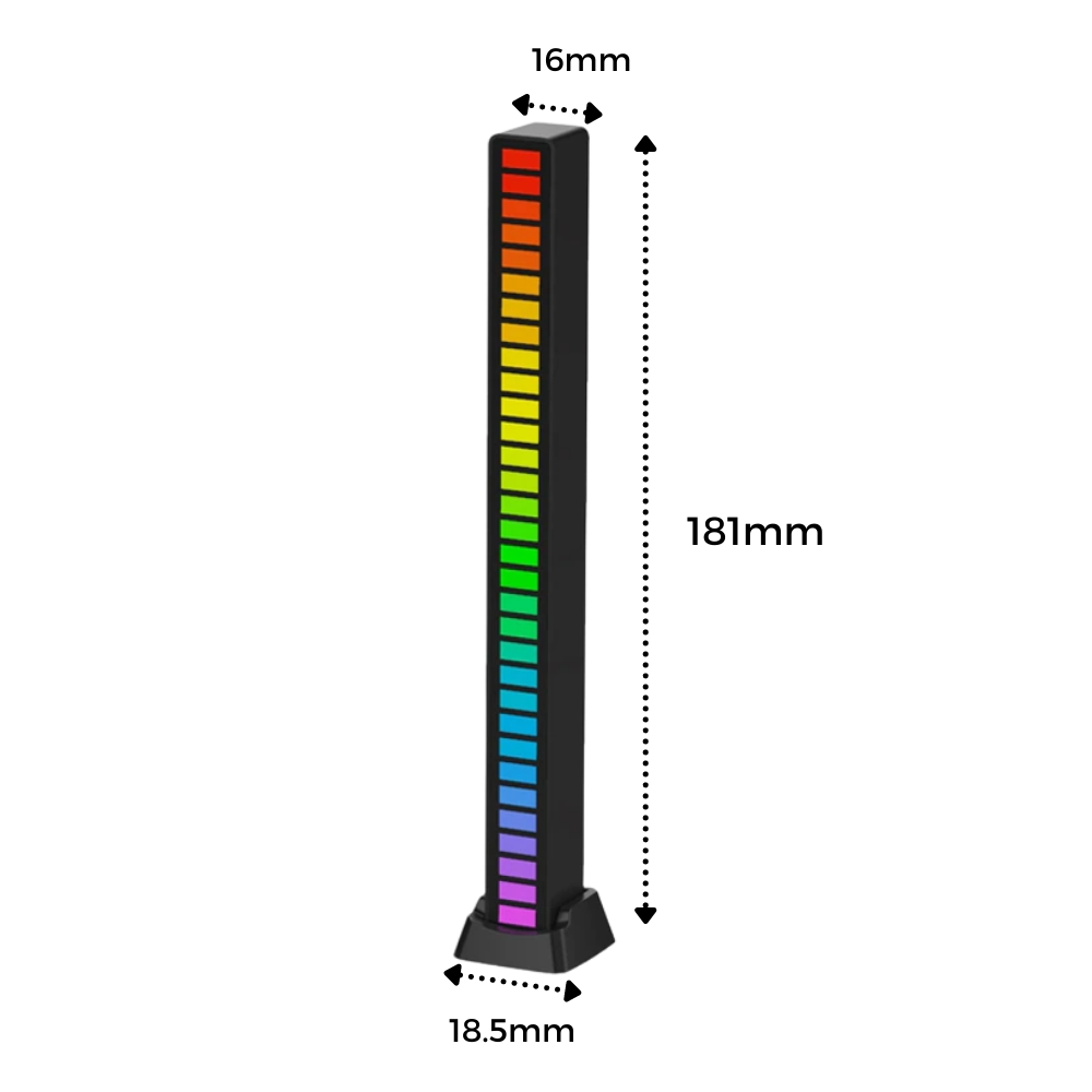 Lumière d'ambiance musicale à LED - Ozerty