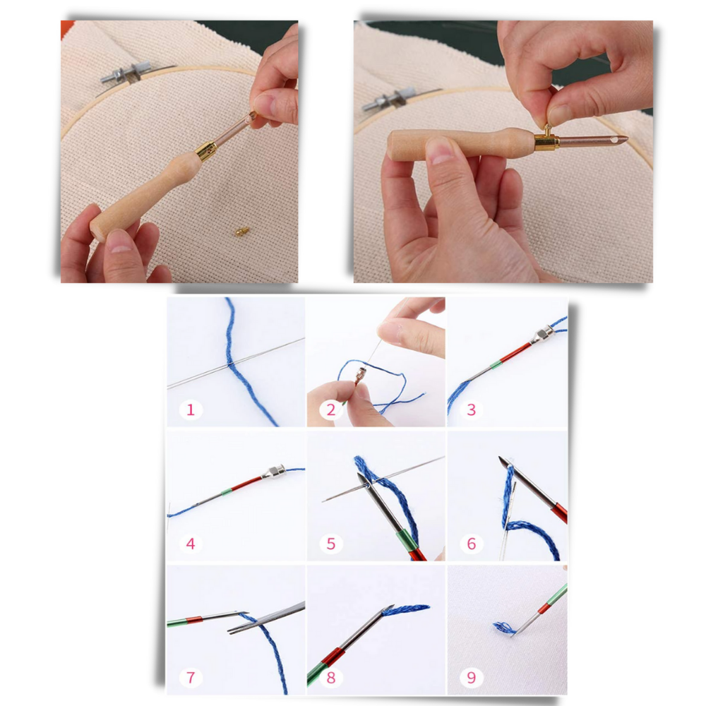 Kit d'aiguilles de broderie - Ozerty