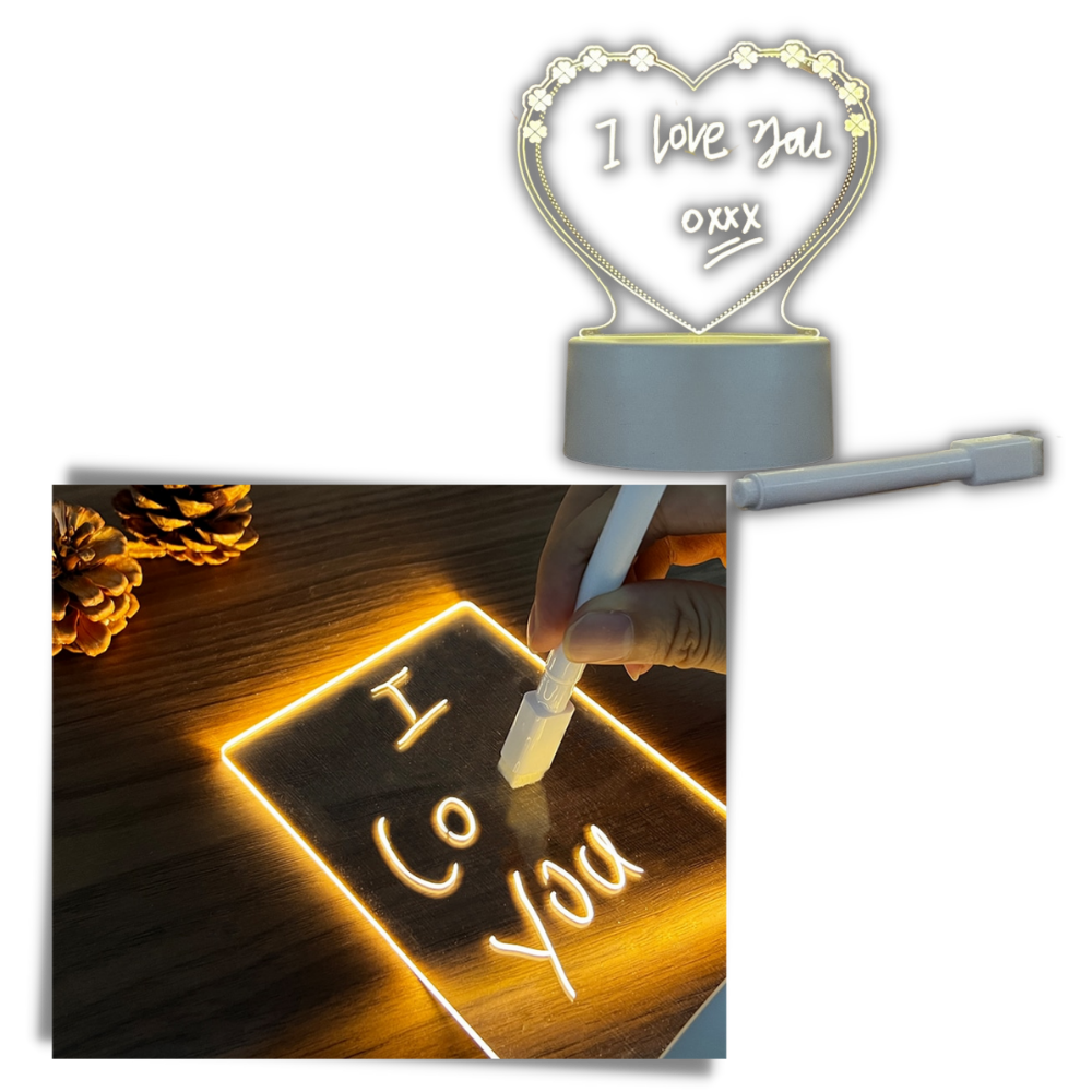 Tableau d'affichage LED avec stylo - Ozerty