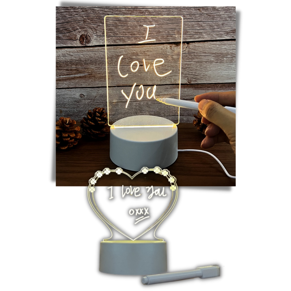 Tableau d'affichage LED avec stylo - Ozerty