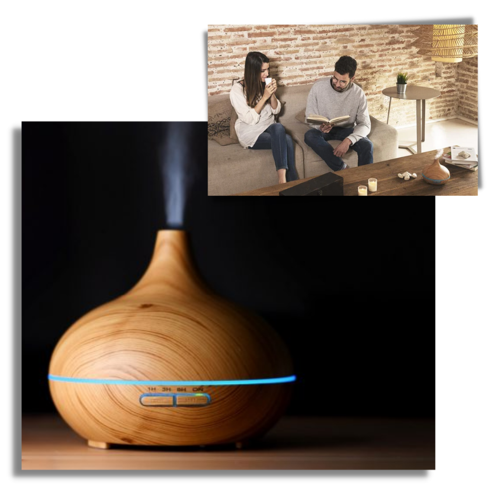 Diffuseur d'huiles essentielles et humidificateur - Ozerty