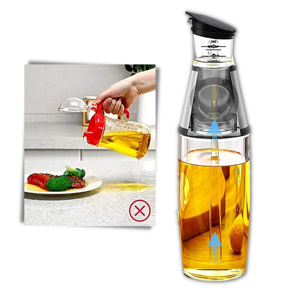 Bouteille distributrice d'huile de cuisine - Ozerty