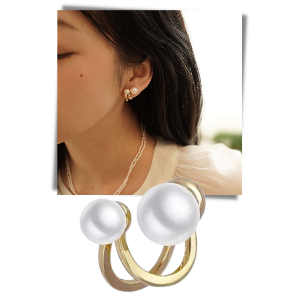 Pendants d'oreilles en perles vintage - Ozerty