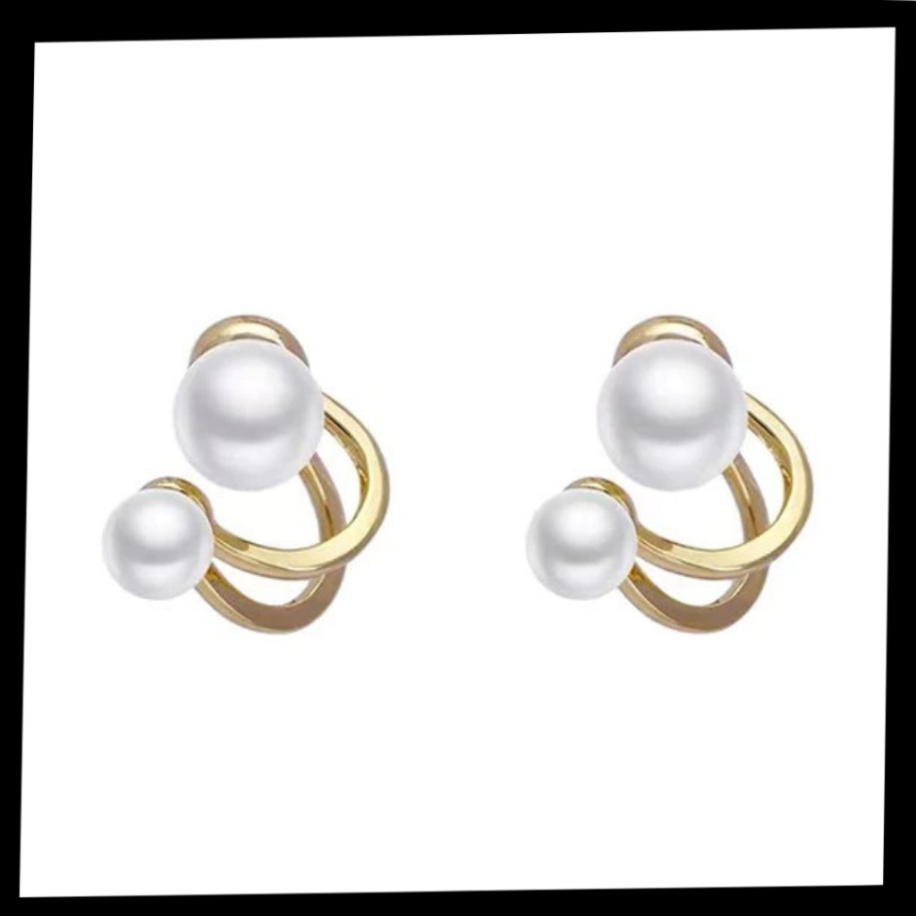 Pendants d'oreilles en perles vintage - Ozerty
