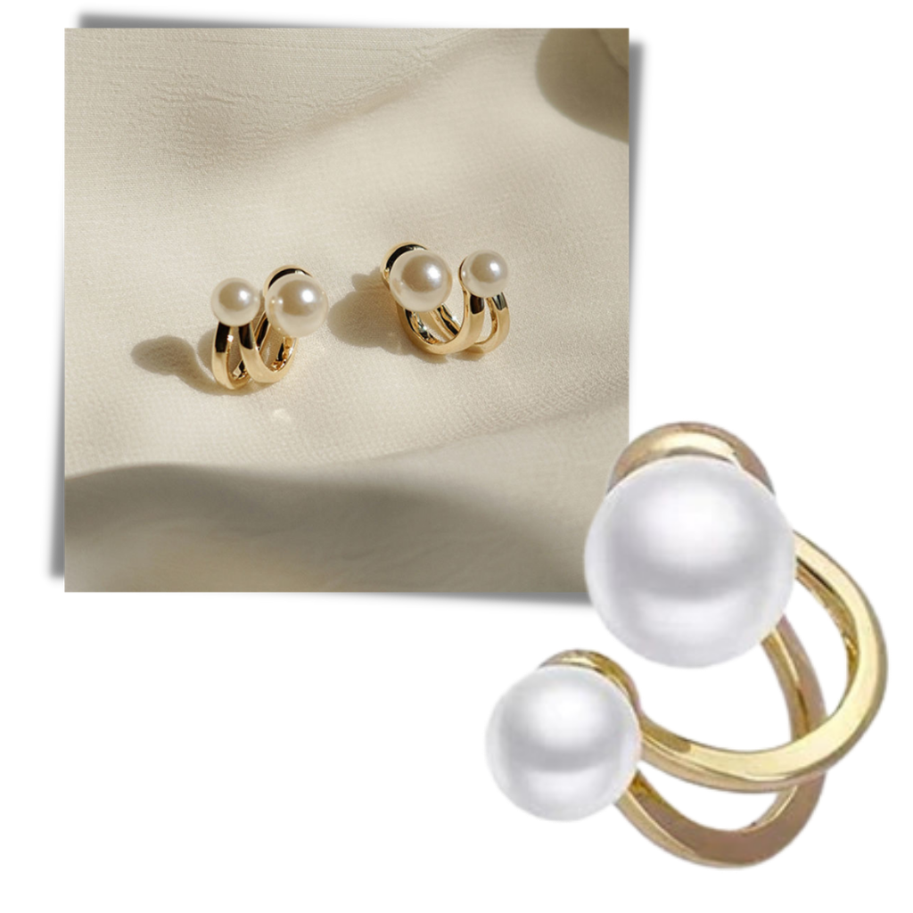 Pendants d'oreilles en perles vintage - Ozerty