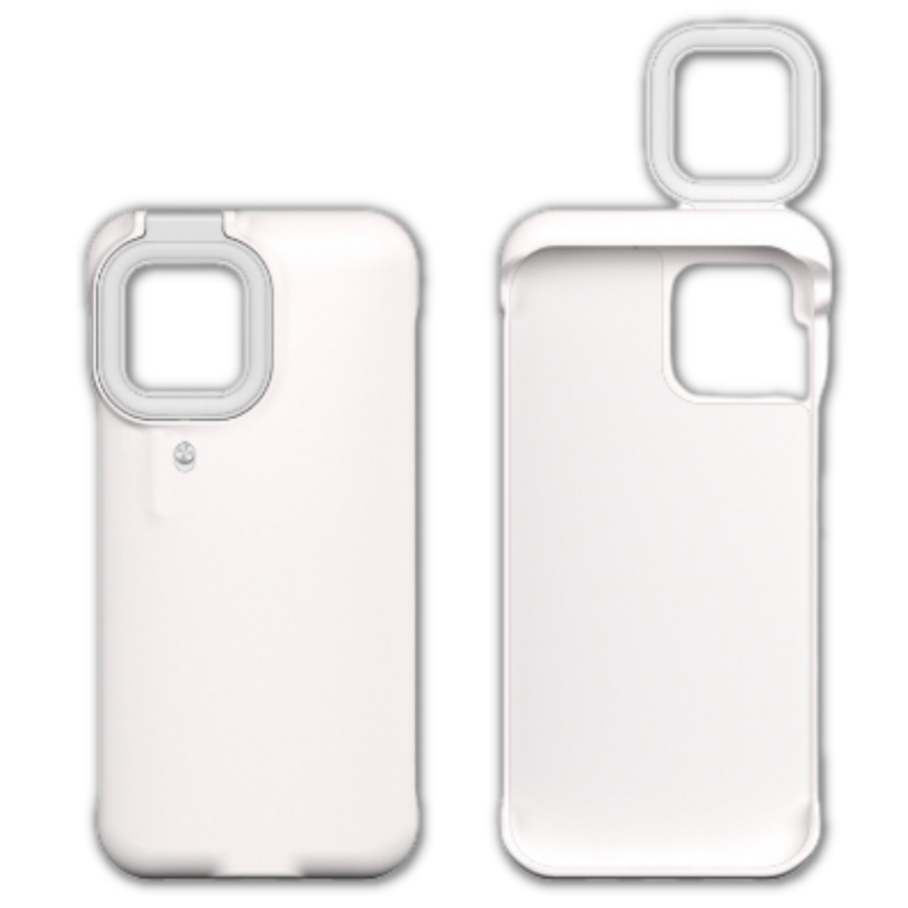 Étui de téléphone avec anneau lumineux LED -Blanc/IPhone-12pro - Ozerty, Étui de téléphone avec anneau lumineux LED -Blanc/IPhone-12max - Ozerty, Étui de téléphone avec anneau lumineux LED -Blanc/IPhone-12 - Ozerty