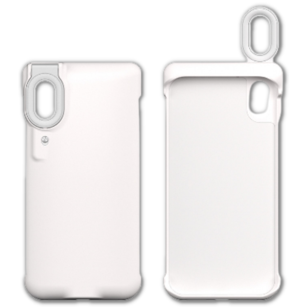 Étui de téléphone avec anneau lumineux LED -Blanc/IPhone-xx - Ozerty