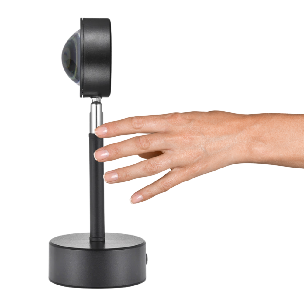 Lampe de bureau avec projecteur de lumière colorée LED - Ozerty