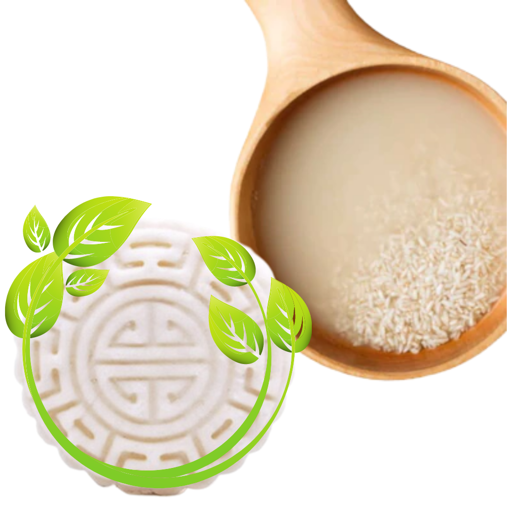 Barre de shampooing et d'après-shampooing au riz  - Ozerty