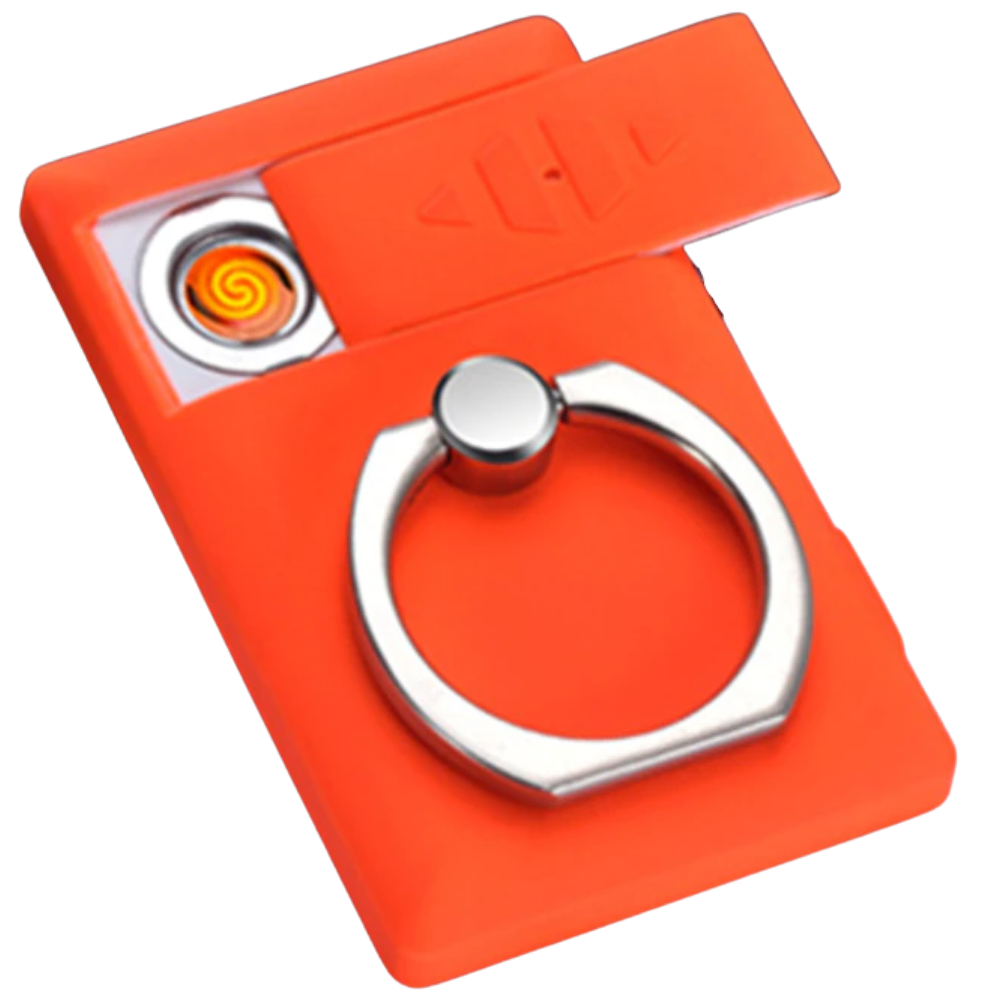 Bague de téléphone avec briquet -Rouge/   - Ozerty
