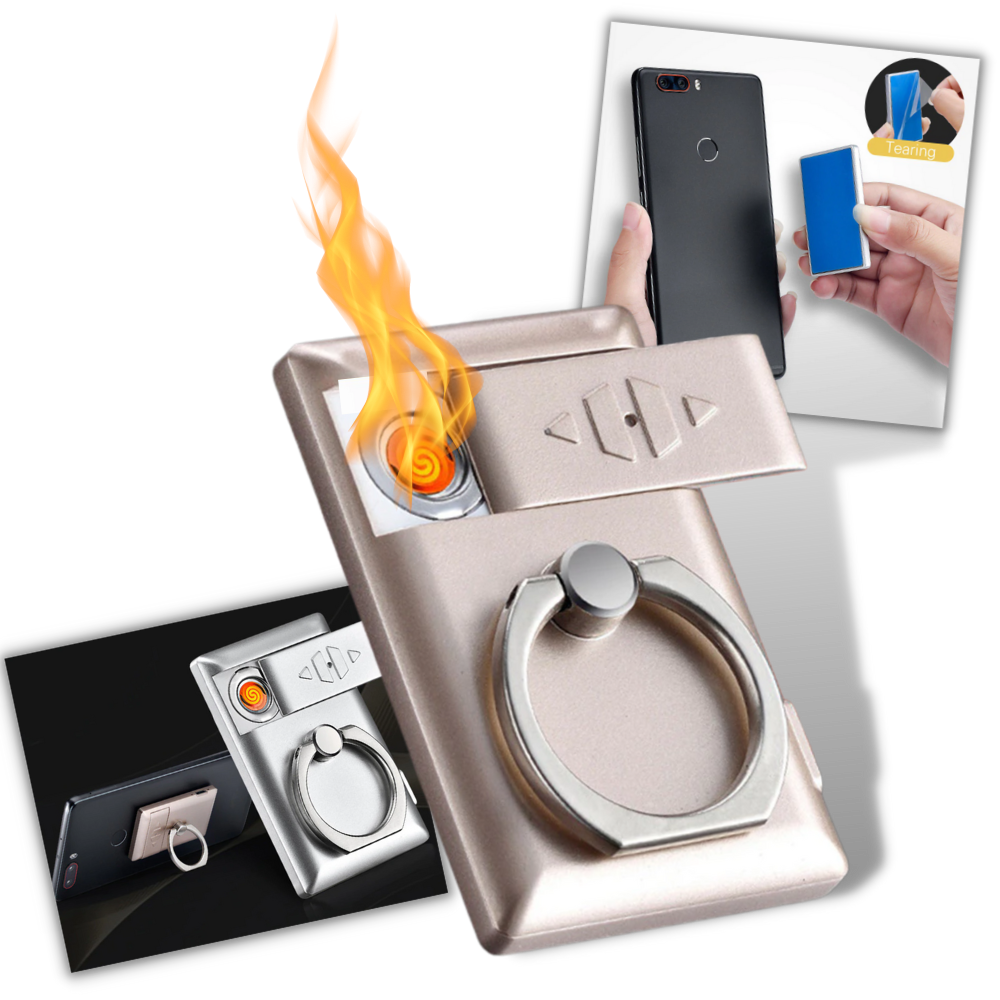 Bague de téléphone avec briquet - Ozerty