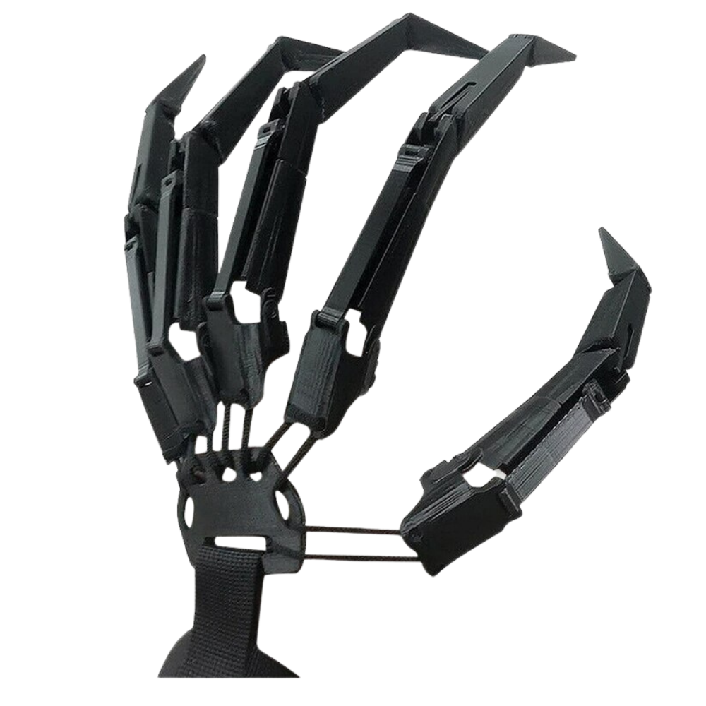 Gants mains de squelette -Gauche noir/   - Ozerty