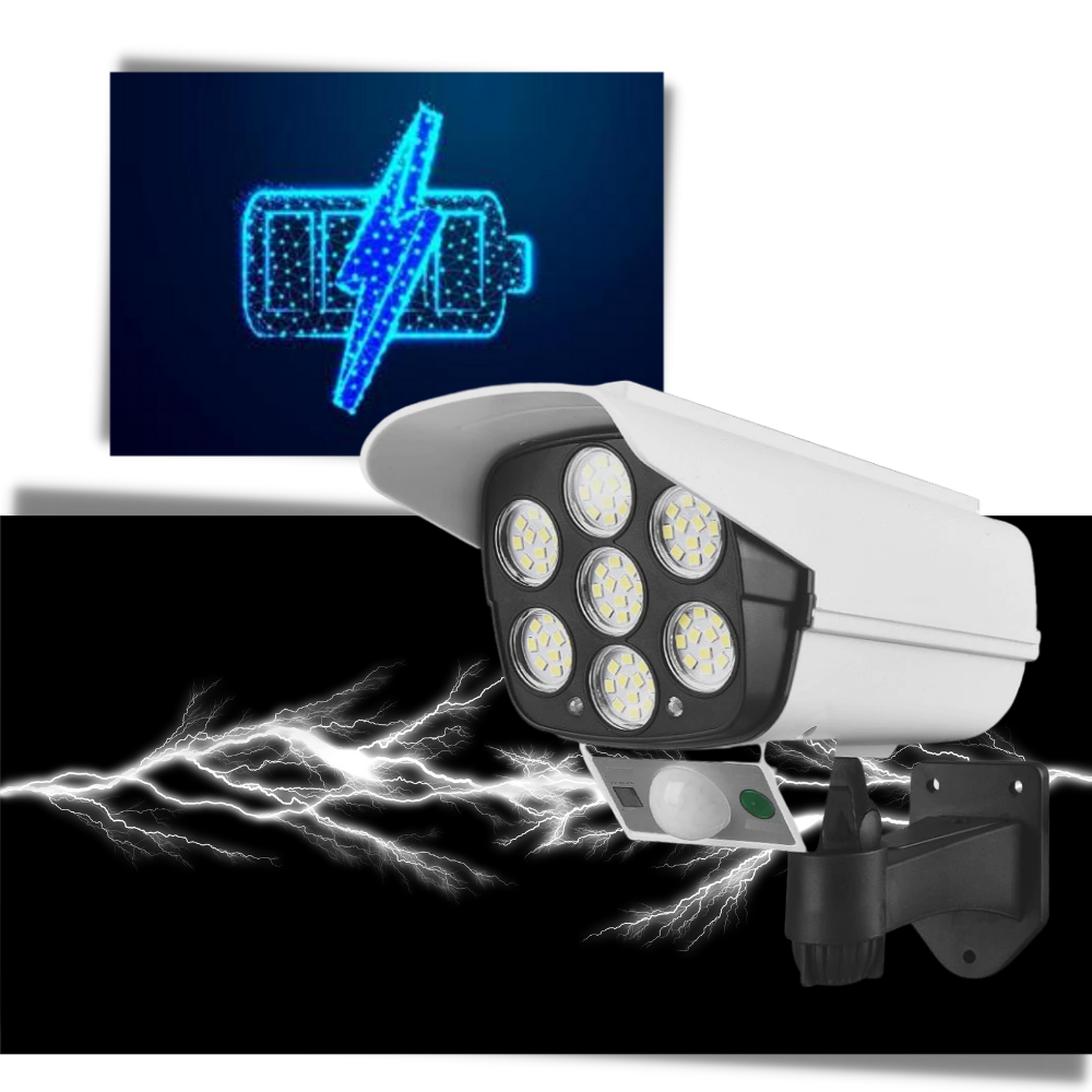 Lampe LED solaire à détecteur de mouvement - Ozerty