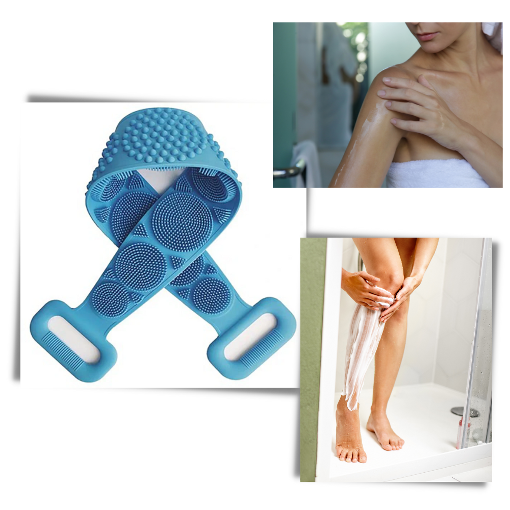Exfoliant en silicone extensible pour le corps - Ozerty