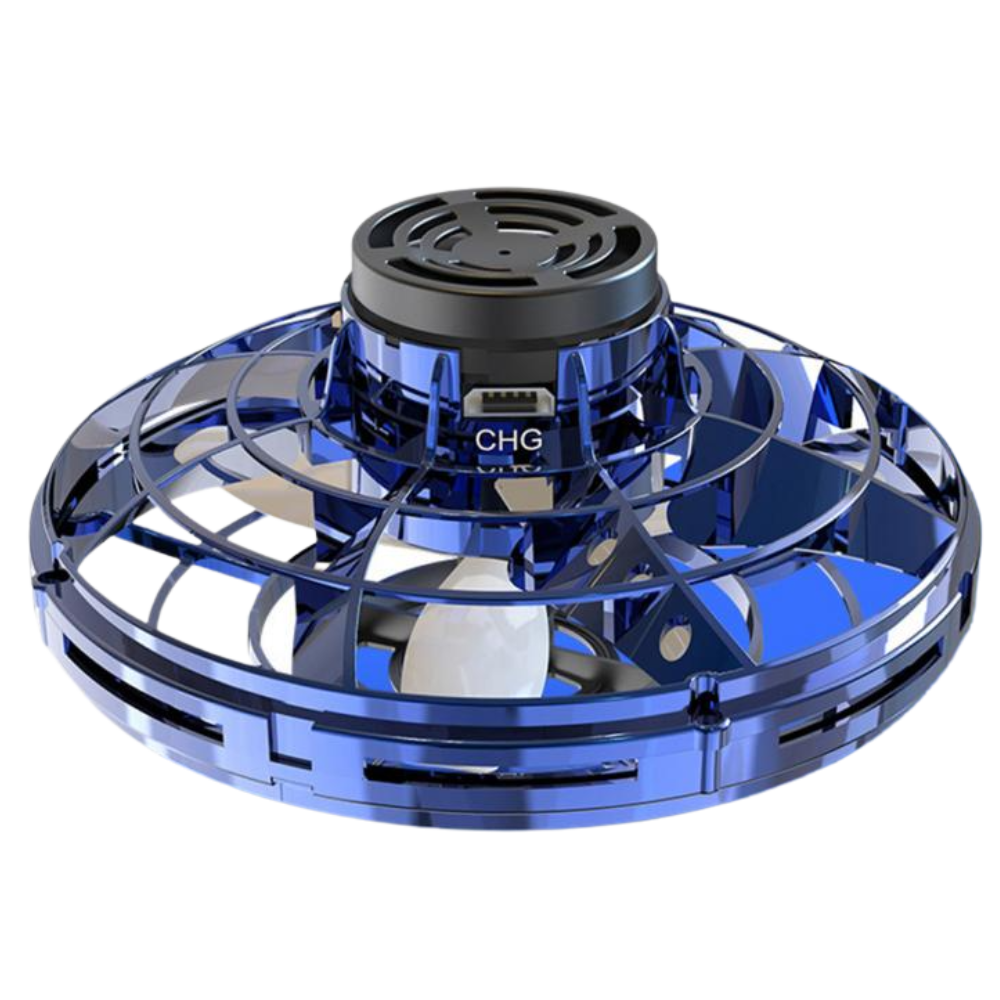 Jouet spinner volant -Bleu/   - Ozerty