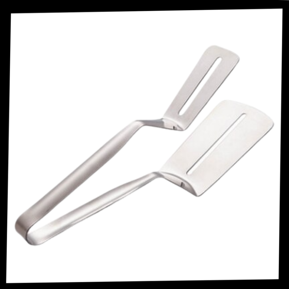 Spatule et pinces en acier inoxydable - Ozerty