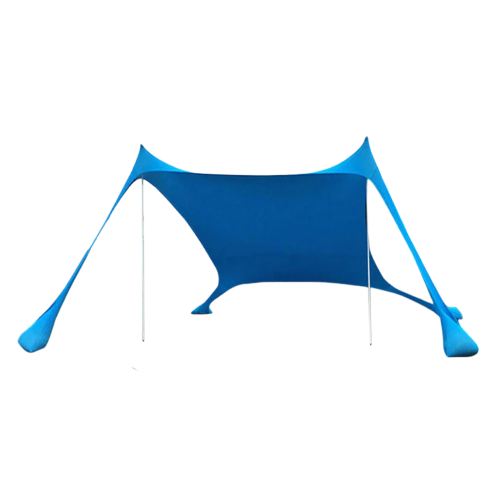 Tente d'ombrage légère pour la plage -Bleu/   - Ozerty