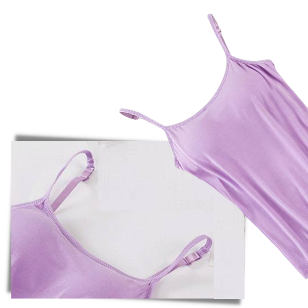 Camisole avec soutien-gorge intégré - Ozerty