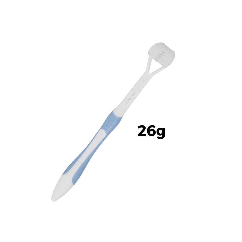 Brosse à dents à trois faces pour adultes et enfants - Ozerty
