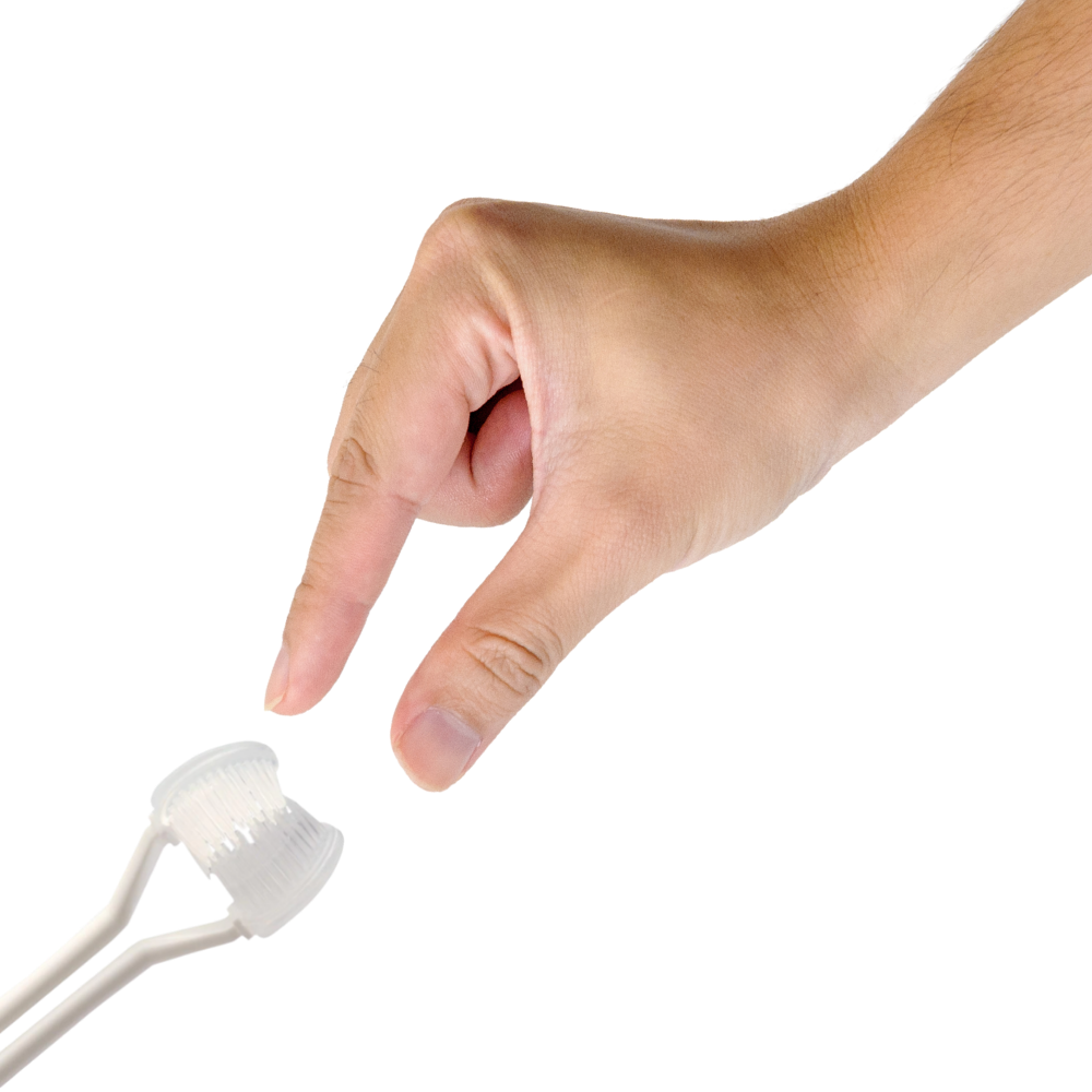 Brosse à dents à trois faces pour adultes et enfants - Ozerty