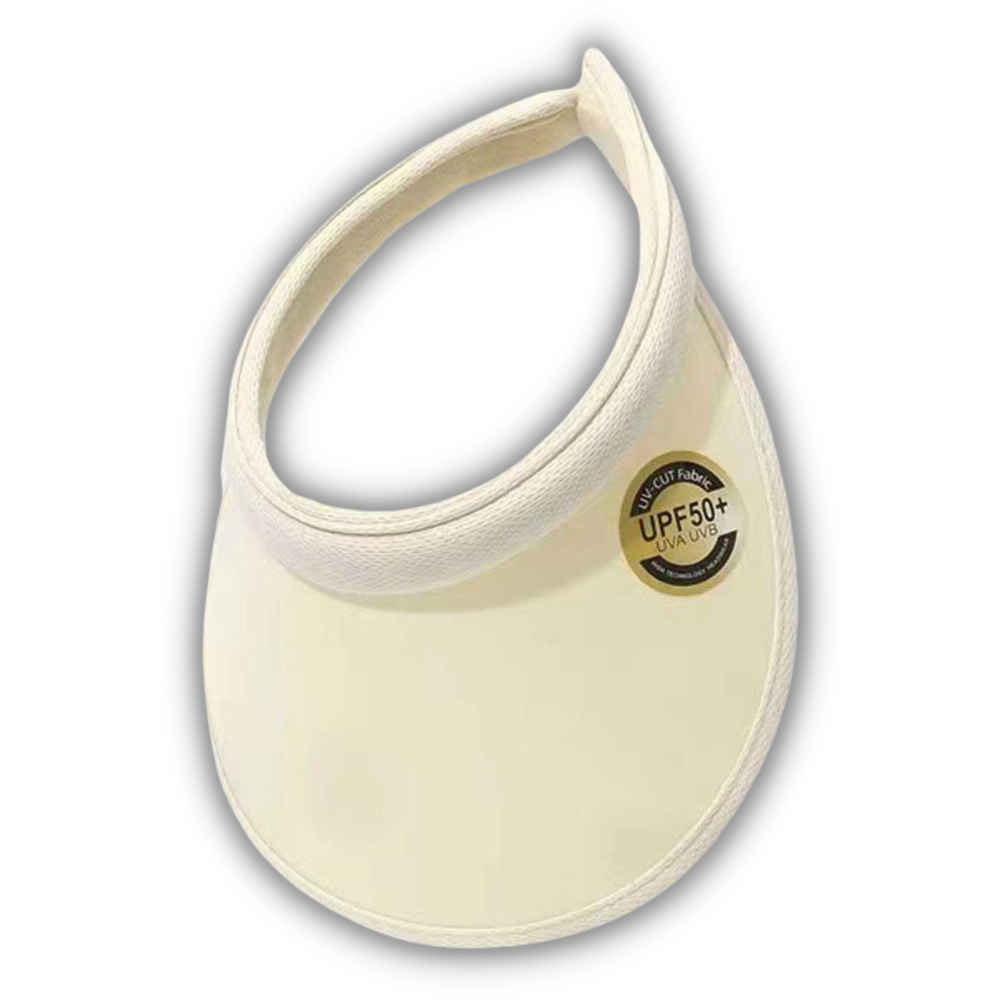 Casquette à visière pour le sport -Blanc/   - Ozerty