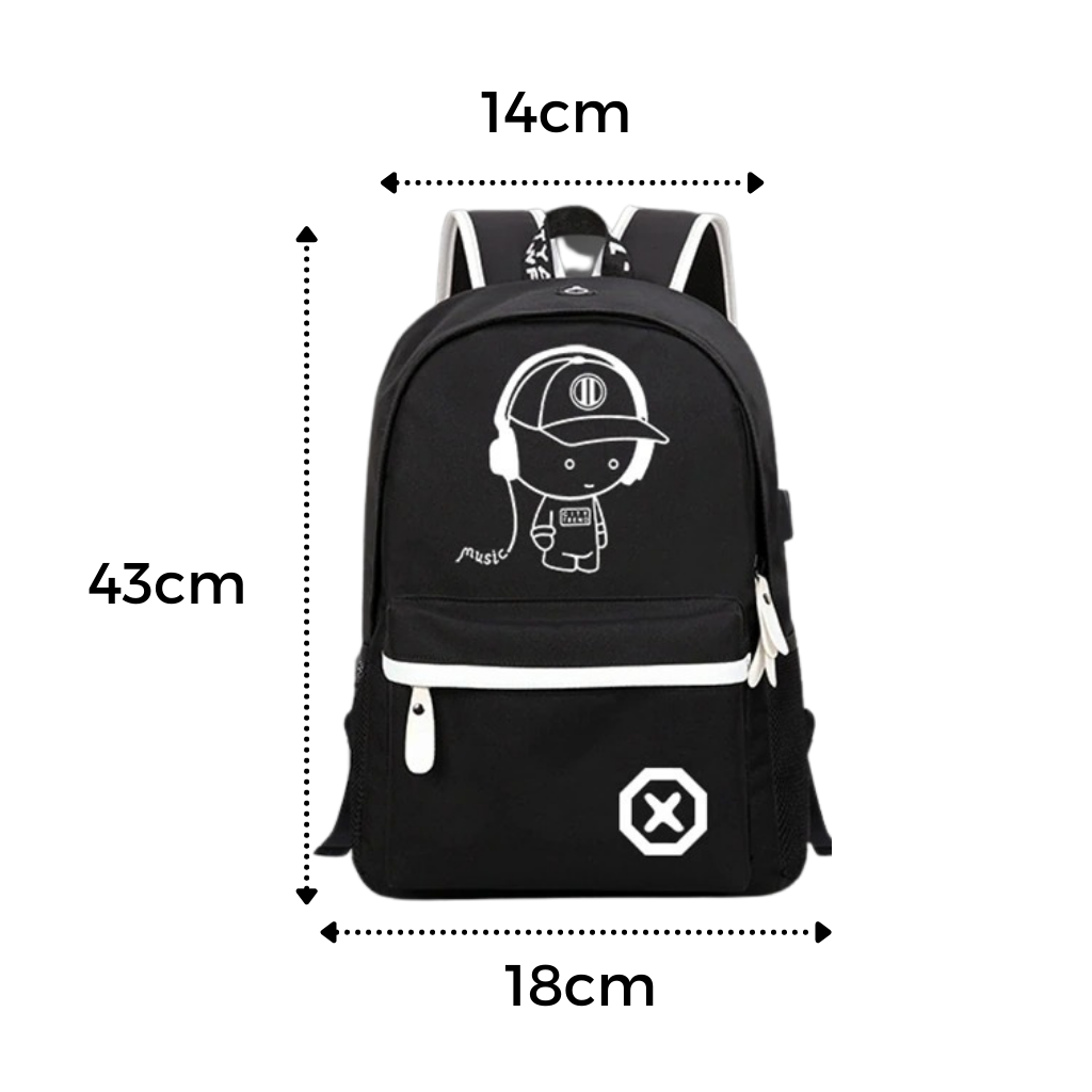 Sac à dos lumineux pour ordinateur portable - Ozerty